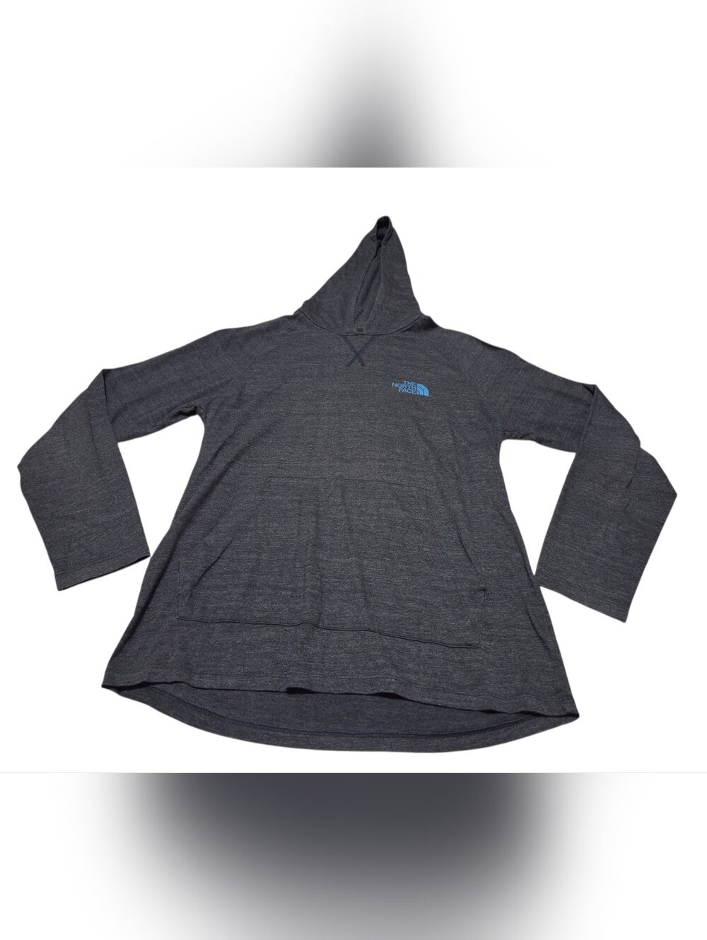Men's Medium The North Face Gray Tri-Blend Pullover Lightweight Hoodie